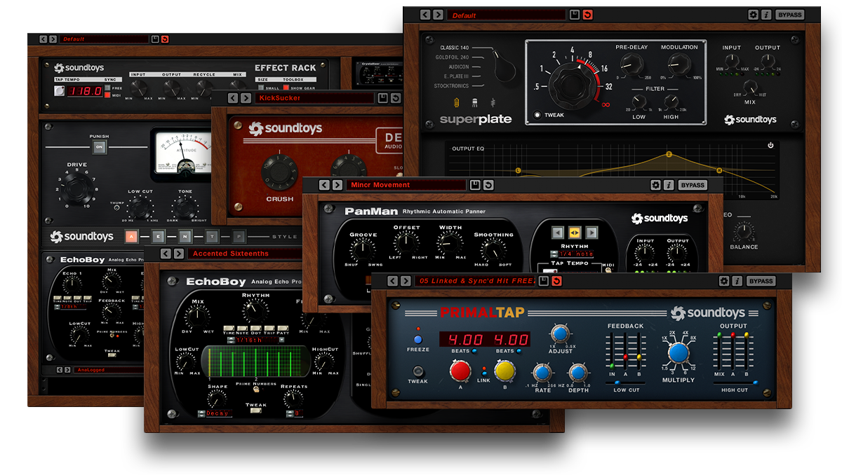 Soundtoys Plugins Collage