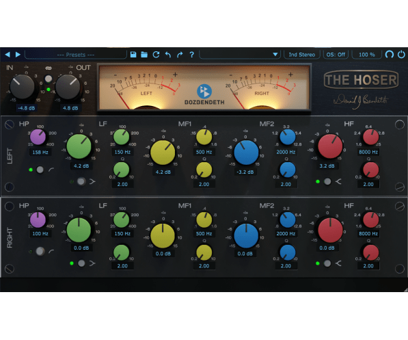Boz Digital Labs David Bendeth’s The Hoser XT 2