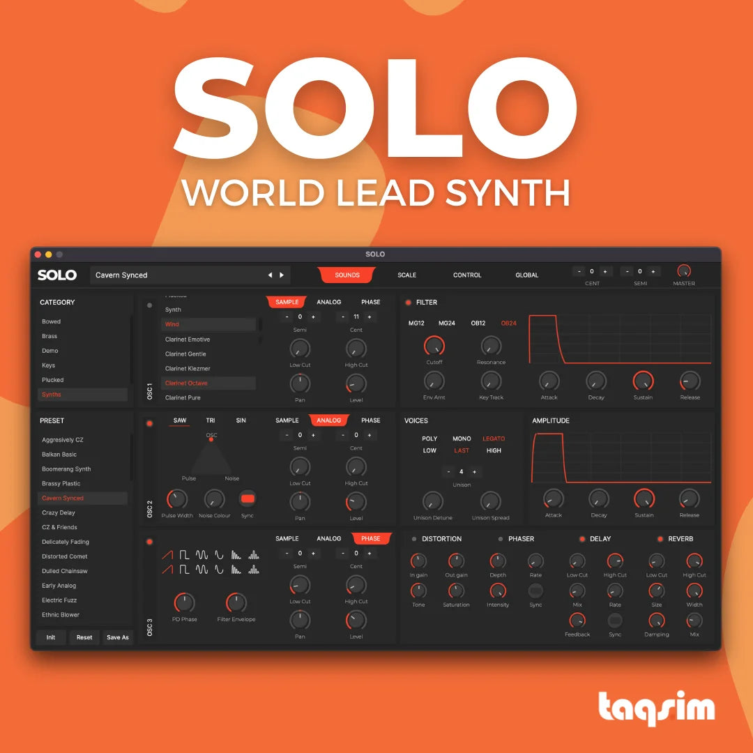 Taqs.im SOLO: World Lead Synth