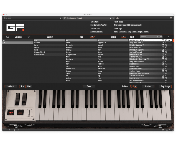 GForce Oberheim OB-EZ