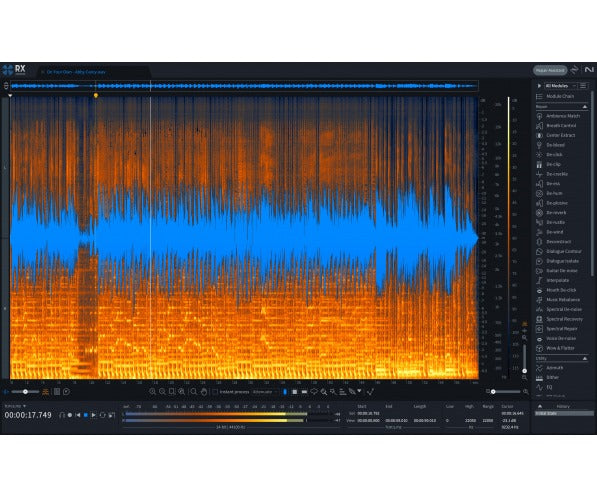 iZotope RX 11 Advanced Crossgrade from any iZotope product