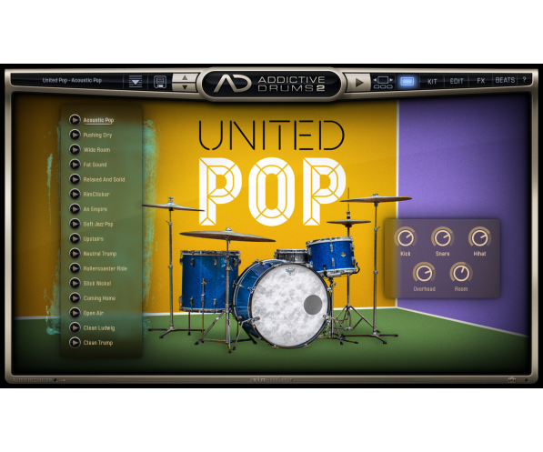 XLN Audio Addictive Drums 2 Custom
