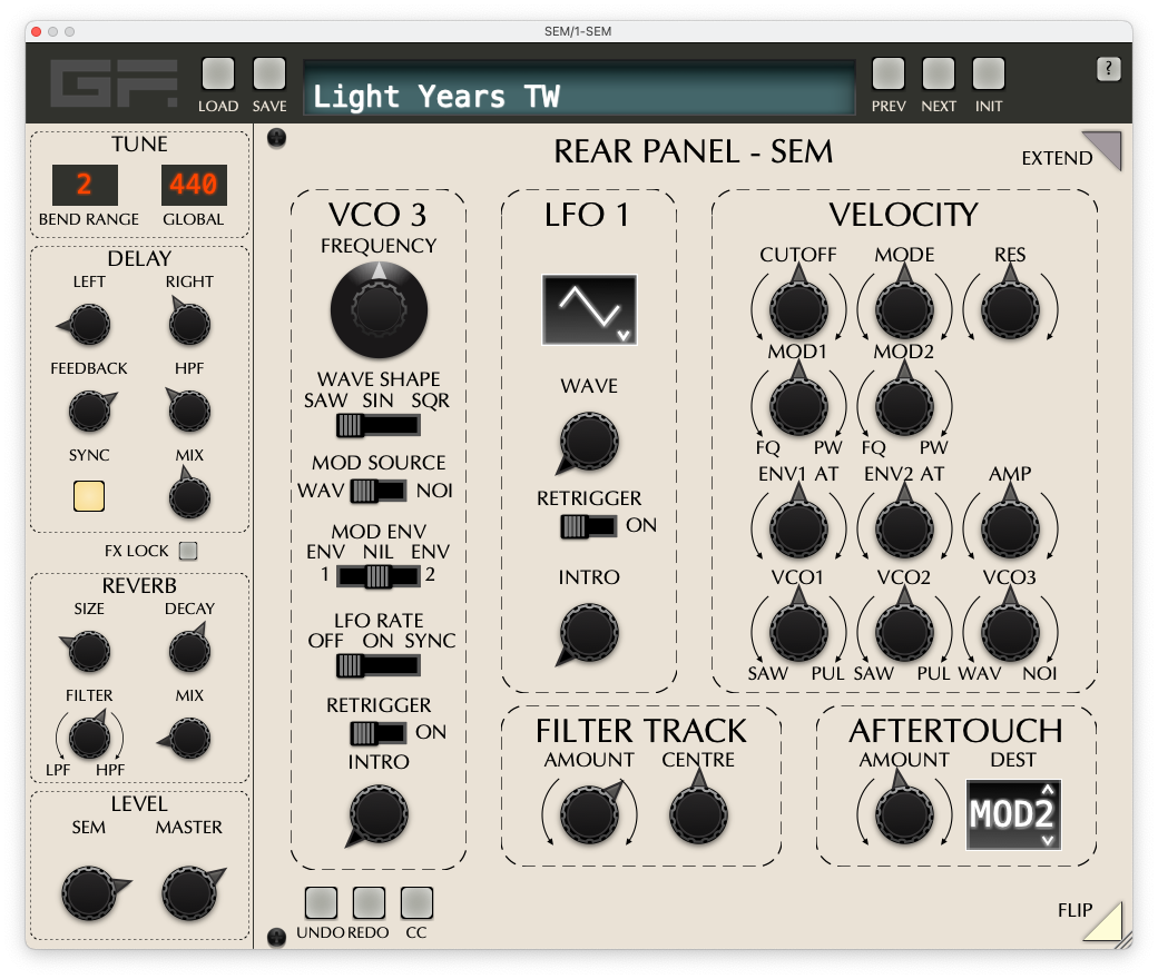 GForce Oberheim SEM