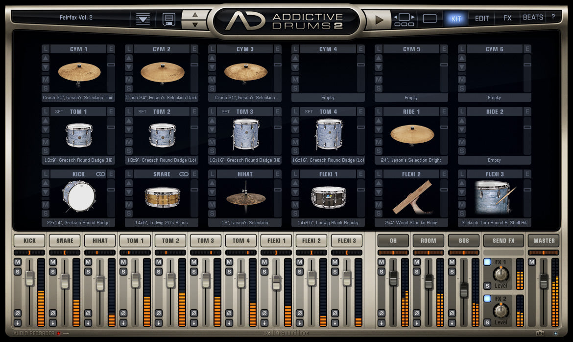 XLN Audio Fairfax V2 ADPACK - AD2
