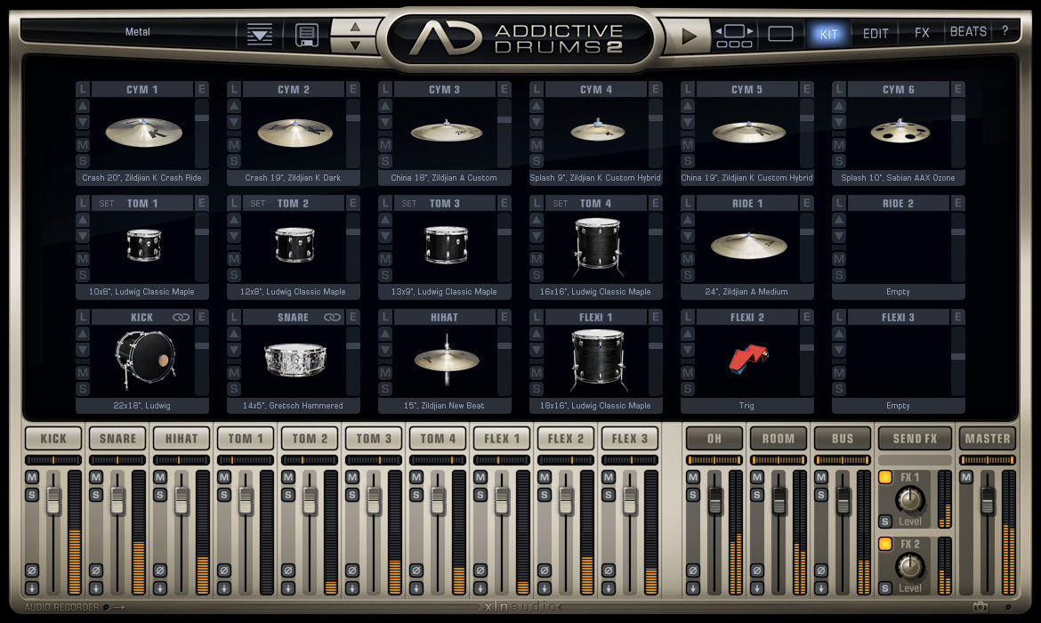 XLN Audio Metal ADPACK - AD2