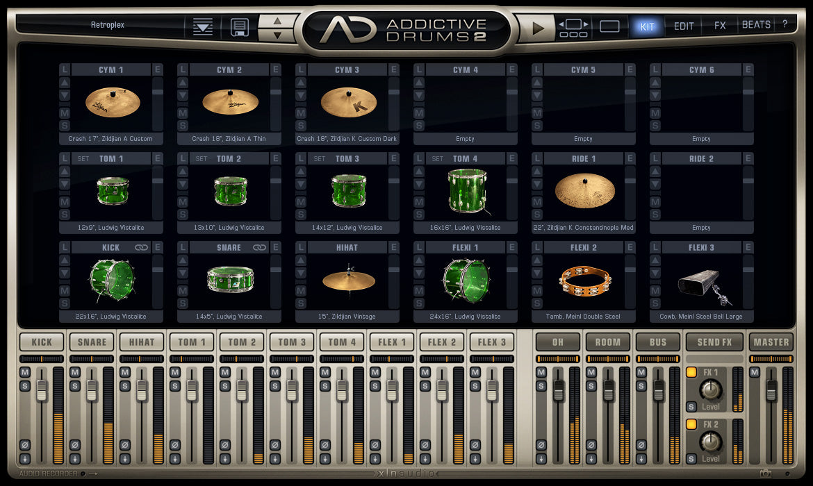 XLN Audio Retroplex ADPACK - AD2