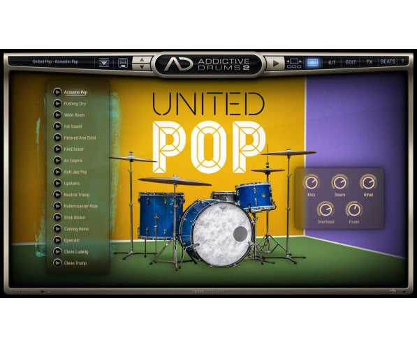 XLN Audio United Pop ADPACK - AD2