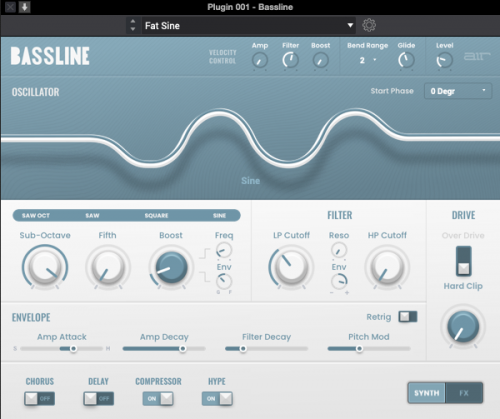 AIR Music Technology Bassline