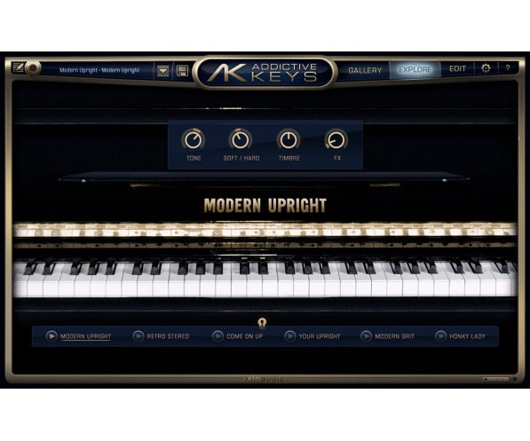 XLN Audio Addictive Keys Modern Upright