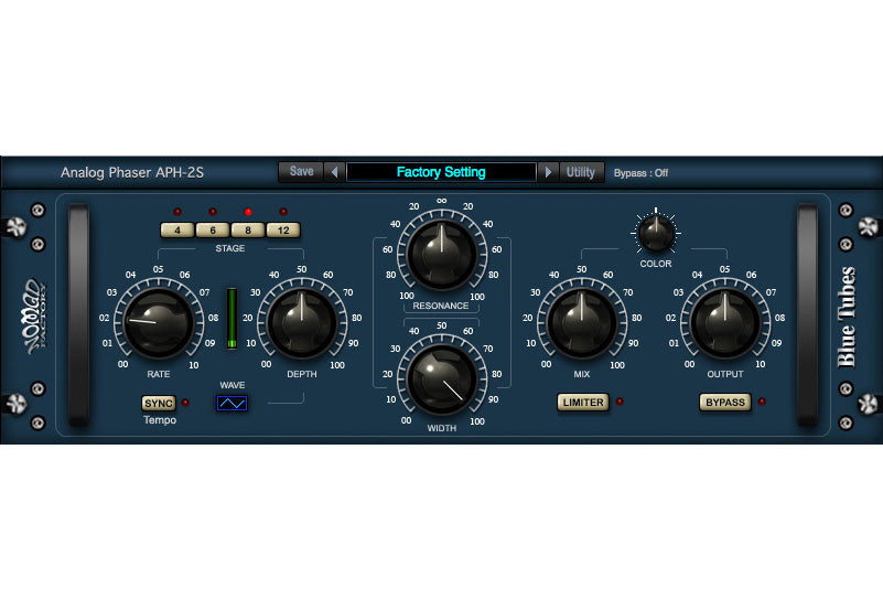 Nomad Factory Blue Tubes Analog Phaser APH2S
