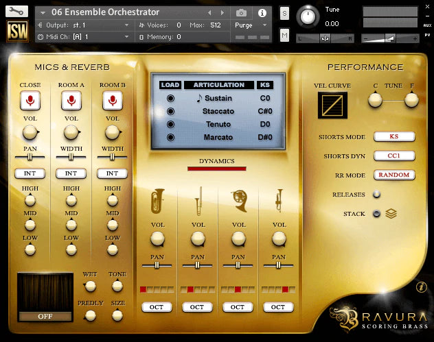 Impact Soundworks Bravura Scoring Brass Complete