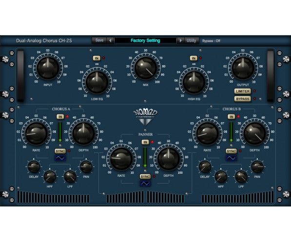 Nomad Factory Blue Tubes Analog Chorus CH2S