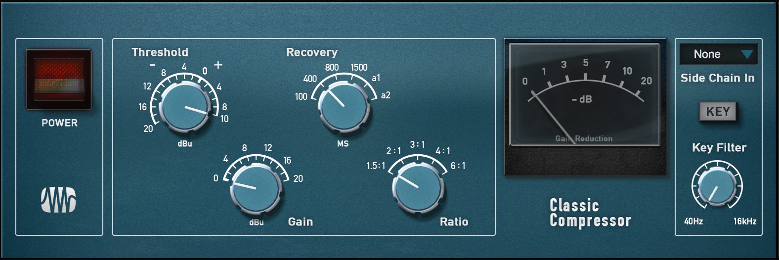 PreSonus Classic Compressor - Fat Channel Plug-in