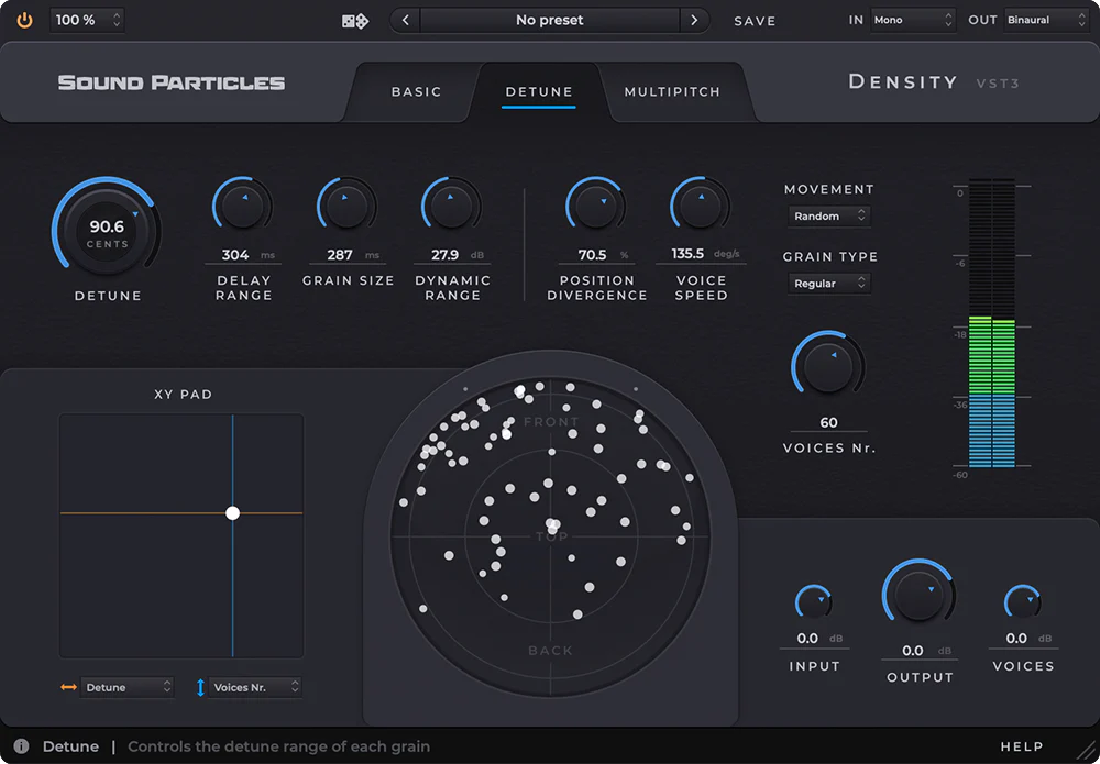 Sound Particles Density