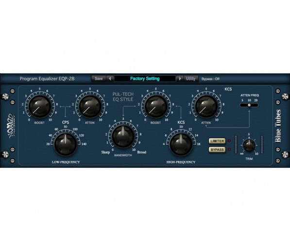 Nomad Factory Blue Tubes Equalizer PEQ2B