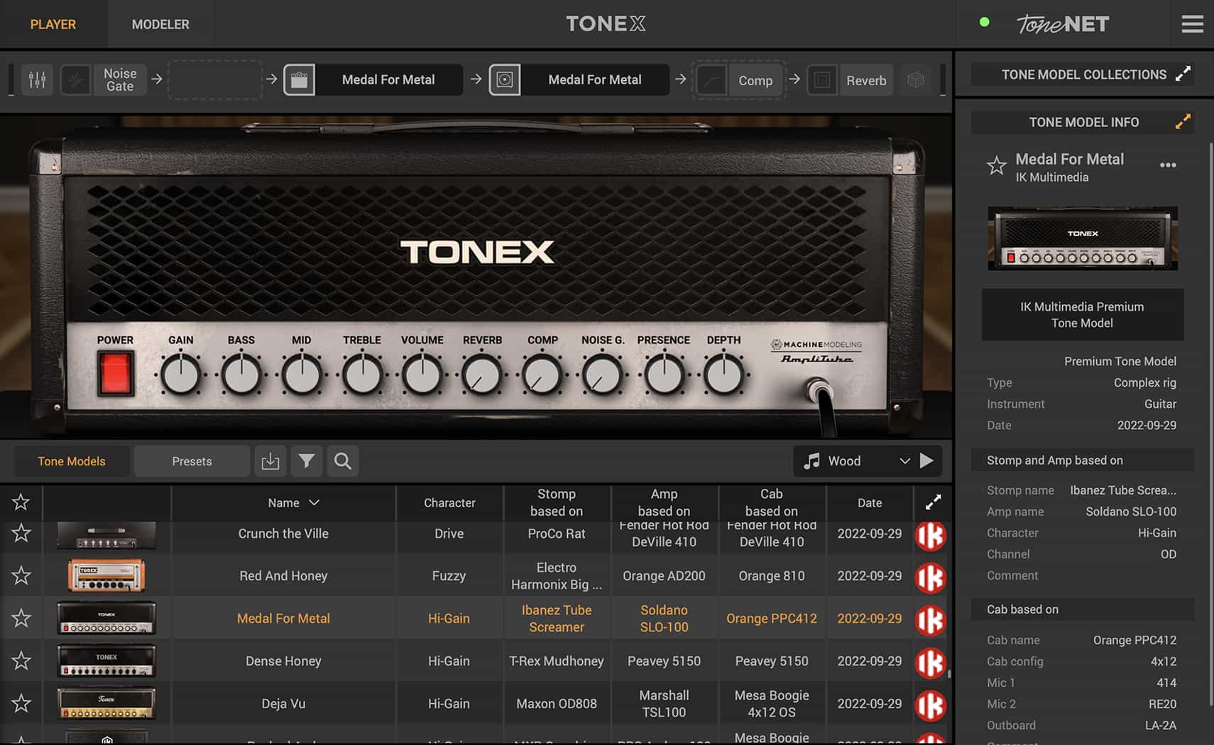 IK Multimedia Amplitube TONEX SE