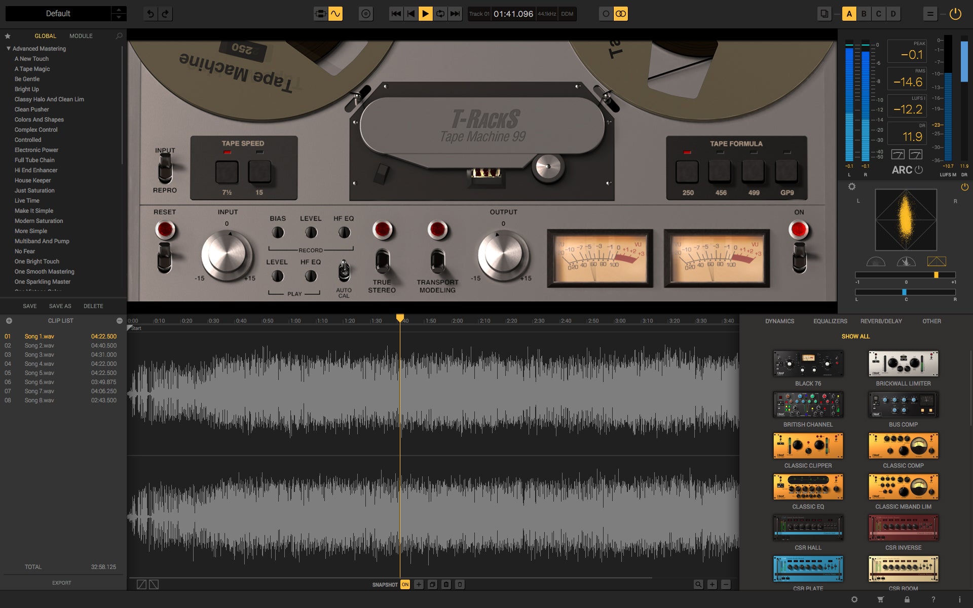 IK Multimedia T-RackS Tape Machine 99