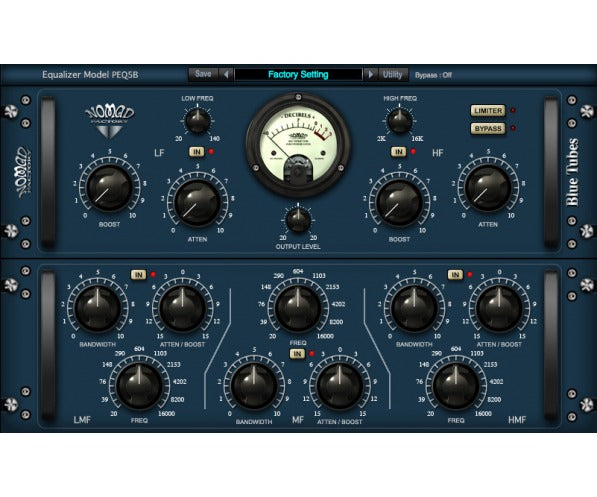 Nomad Factory Blue Tubes Equalizer PEQ5B
