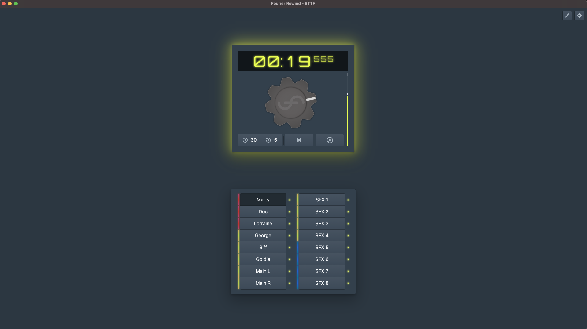 Fourier Audio Rewind (personal)
