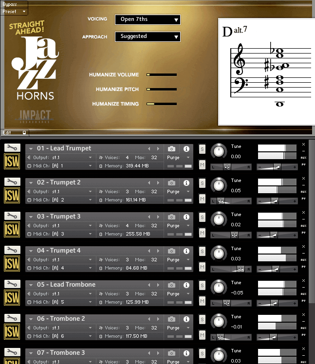 Impact Soundworks Straight Ahead Jazz Horns