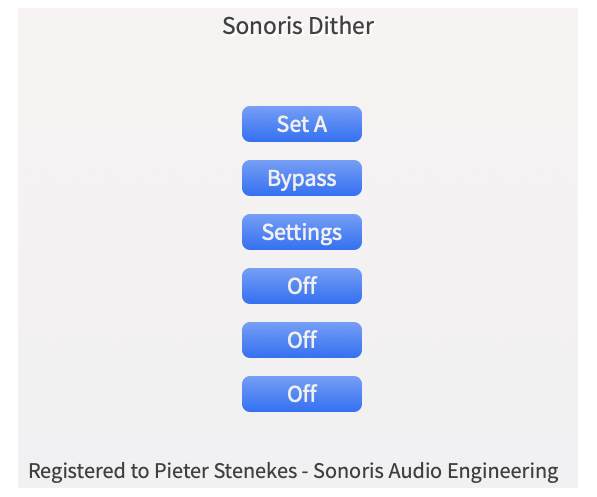 Sonoris Dither