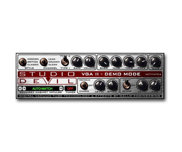 Studio Devil Virtual Guitar Amp II