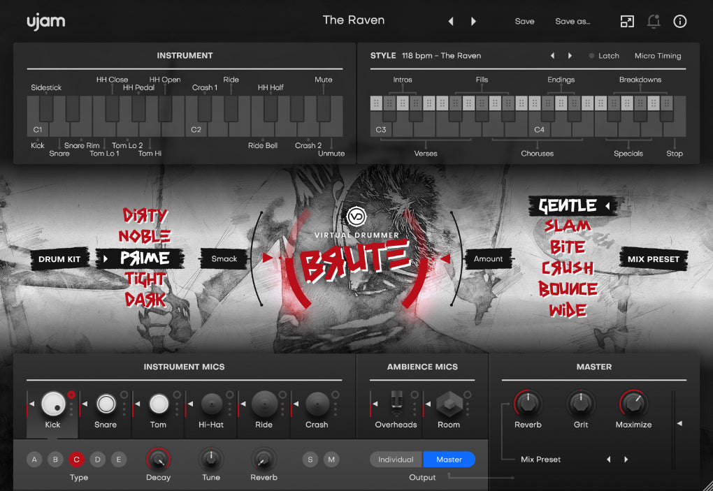 UJAM Virtual Drummer BRUTE