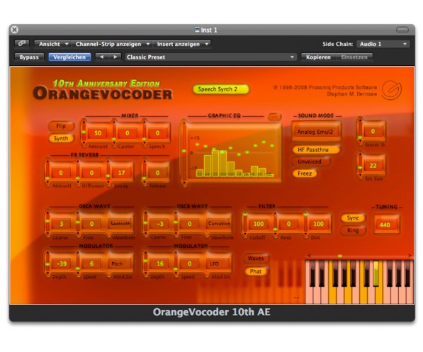 Zynaptiq Orange Vocoder