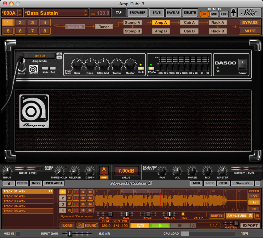 IK Multimedia Ampeg SVX 1 & 2 Bundle