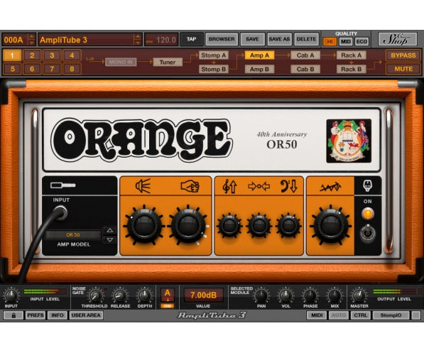 IK Multimedia AmpliTube Orange