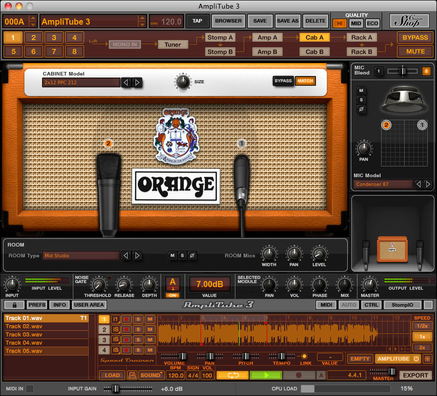 IK Multimedia AmpliTube Orange