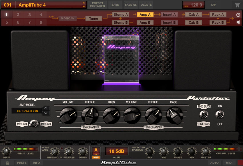 IK Multimedia Ampeg SVX 1 & 2 Bundle