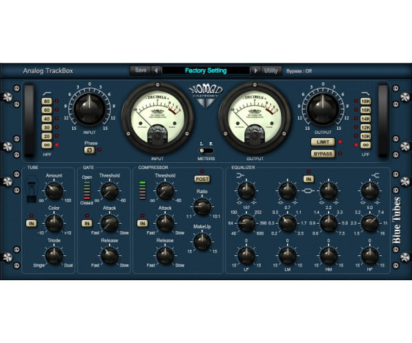 Nomad Factory Blue Tubes Analog Trackbox