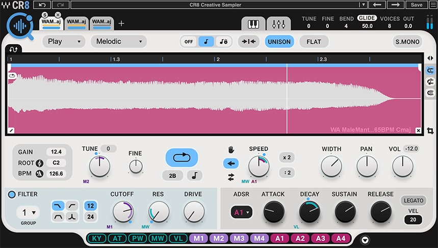 Waves CR8 Creative Sampler