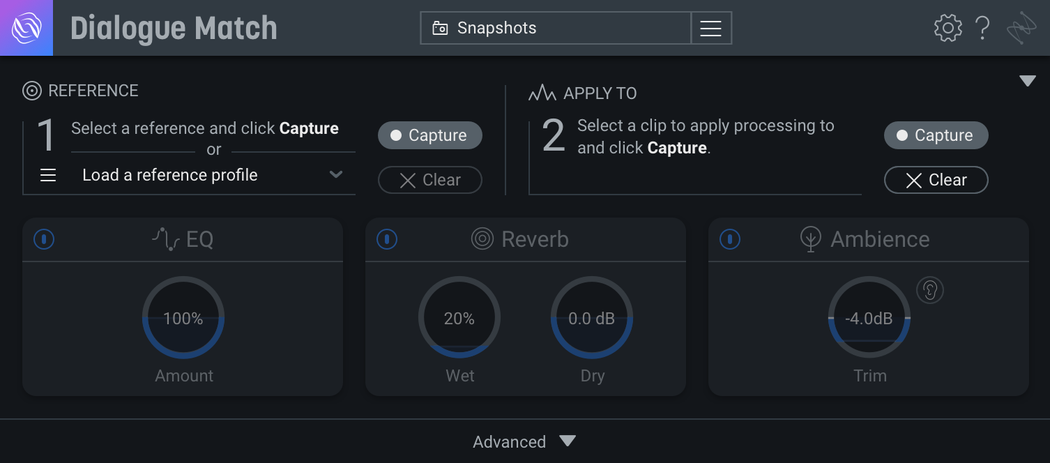 iZotope Dialogue Match