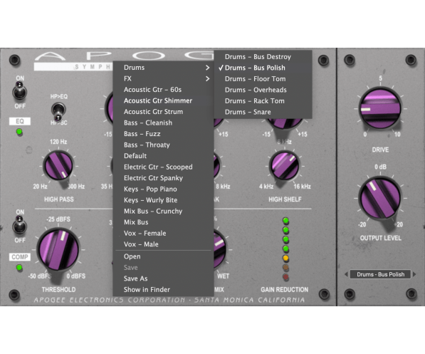 Apogee Symphony ECS Channel Strip