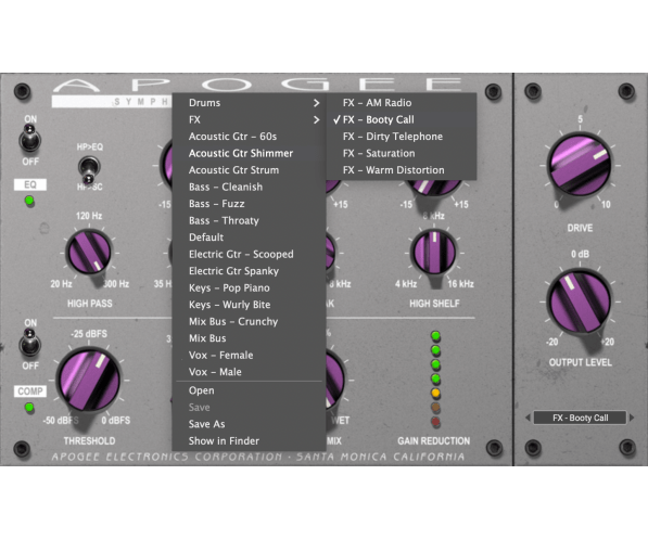 Apogee Symphony ECS Channel Strip