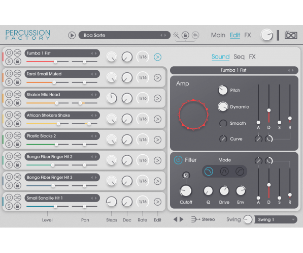 UVI Percussion Factory