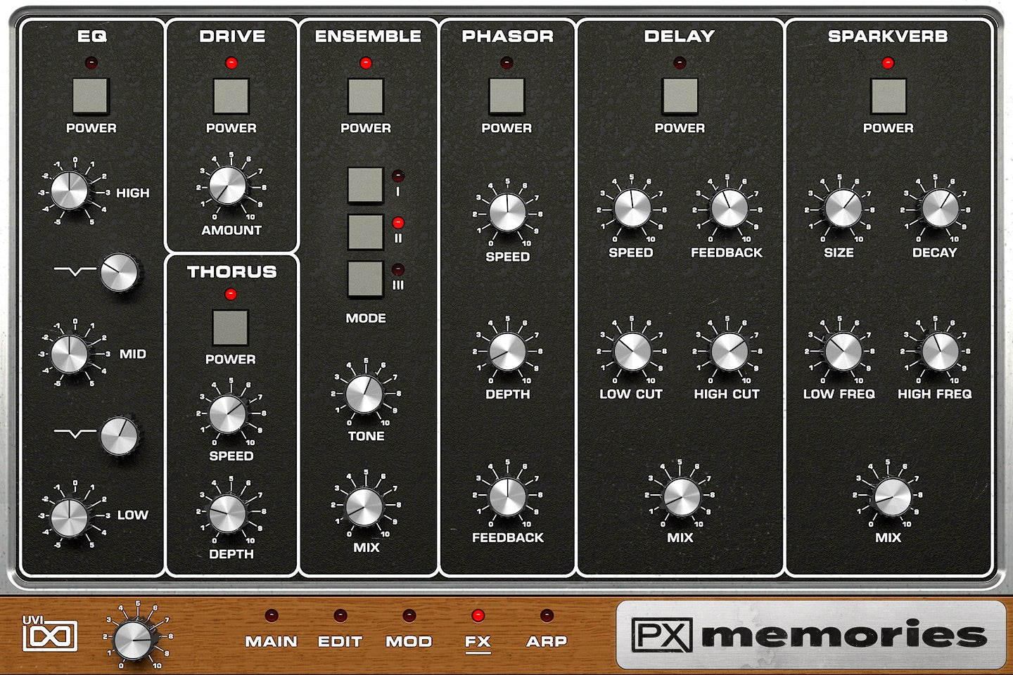 UVI PX Memories