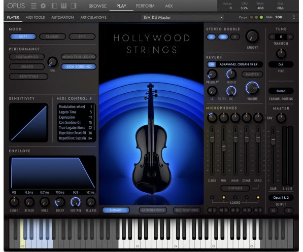 EastWest Hollywood Orchestra Opus - Diamond Edition Hollywood Strings