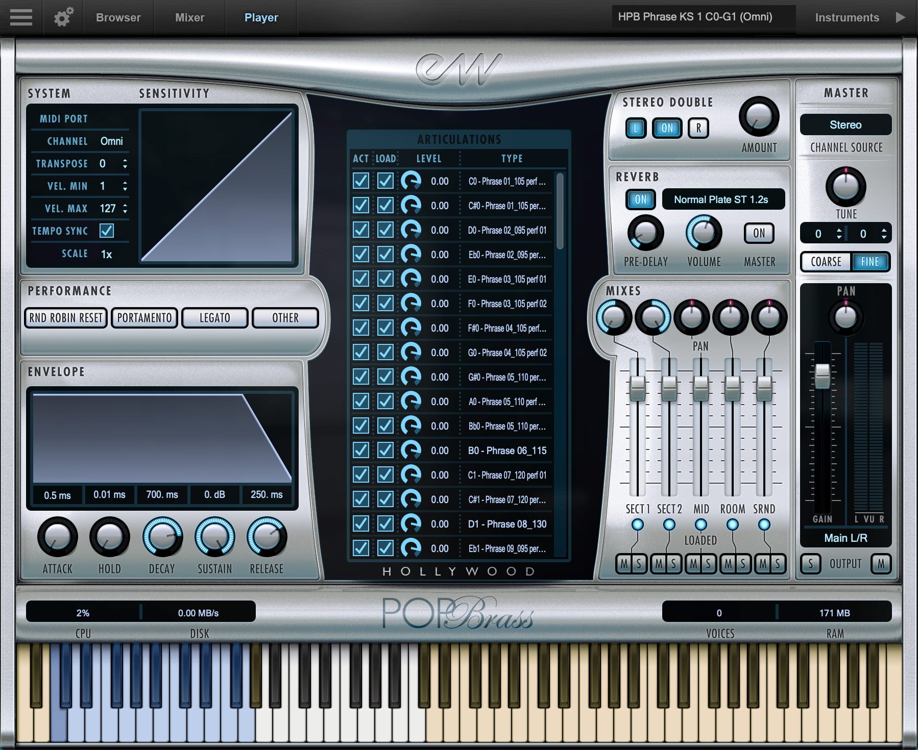 EastWest HOLLYWOOD POP BRASS