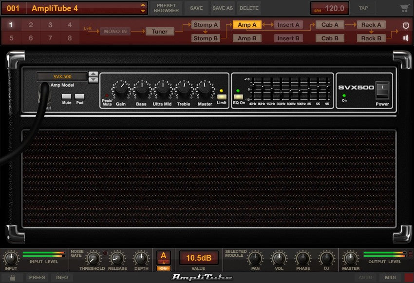 IK Multimedia AmpliTube SVX