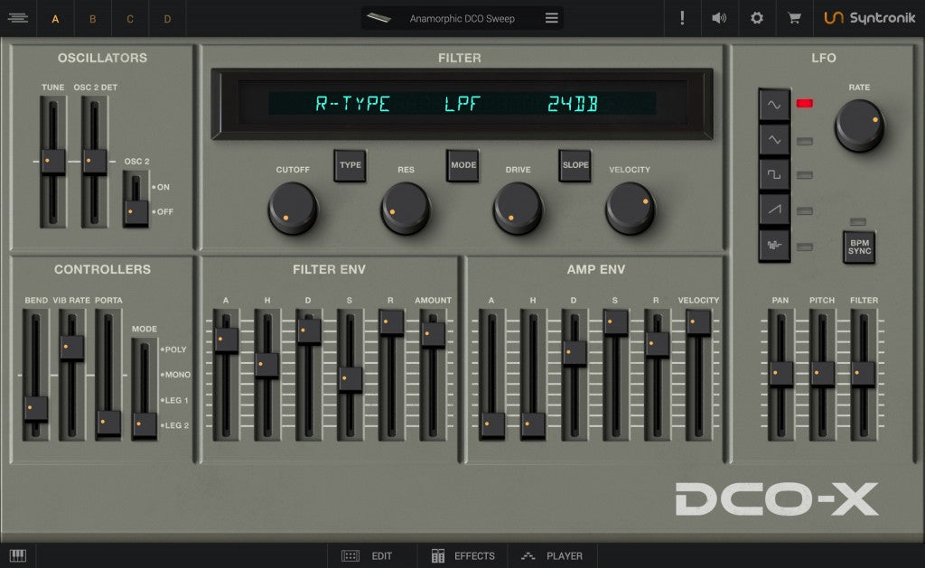 IK Multimedia Syntronik 2 DCO-X
