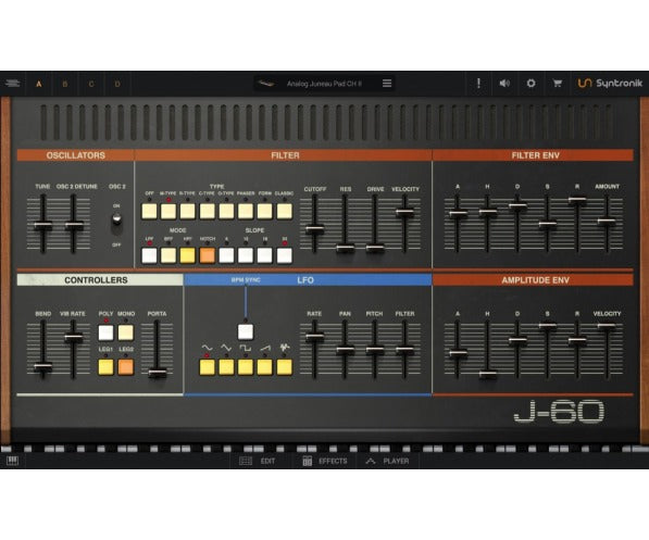 IK Multimedia Syntronik 2 J-60