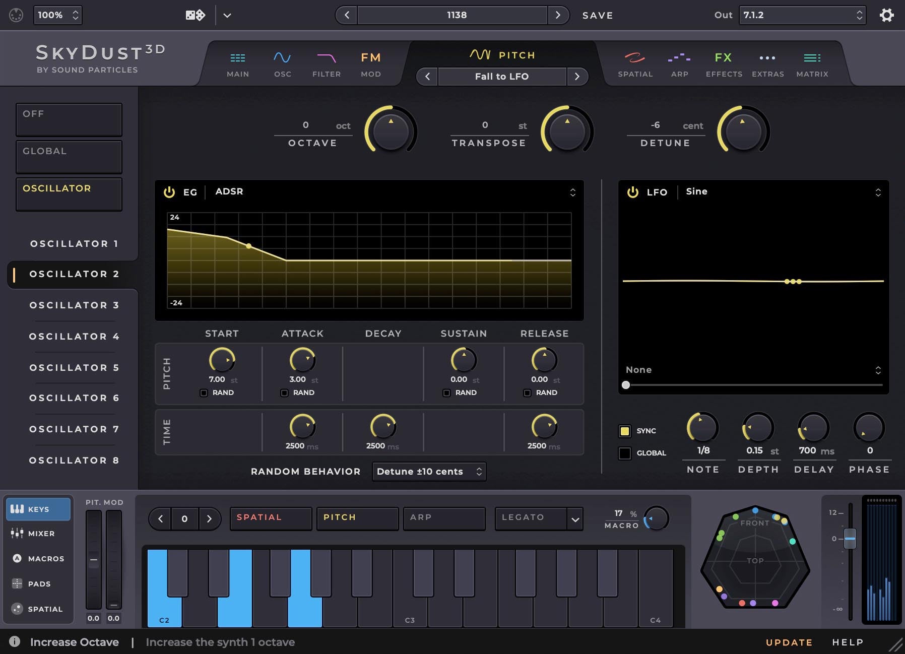 Sound Particles SkyDust 3D