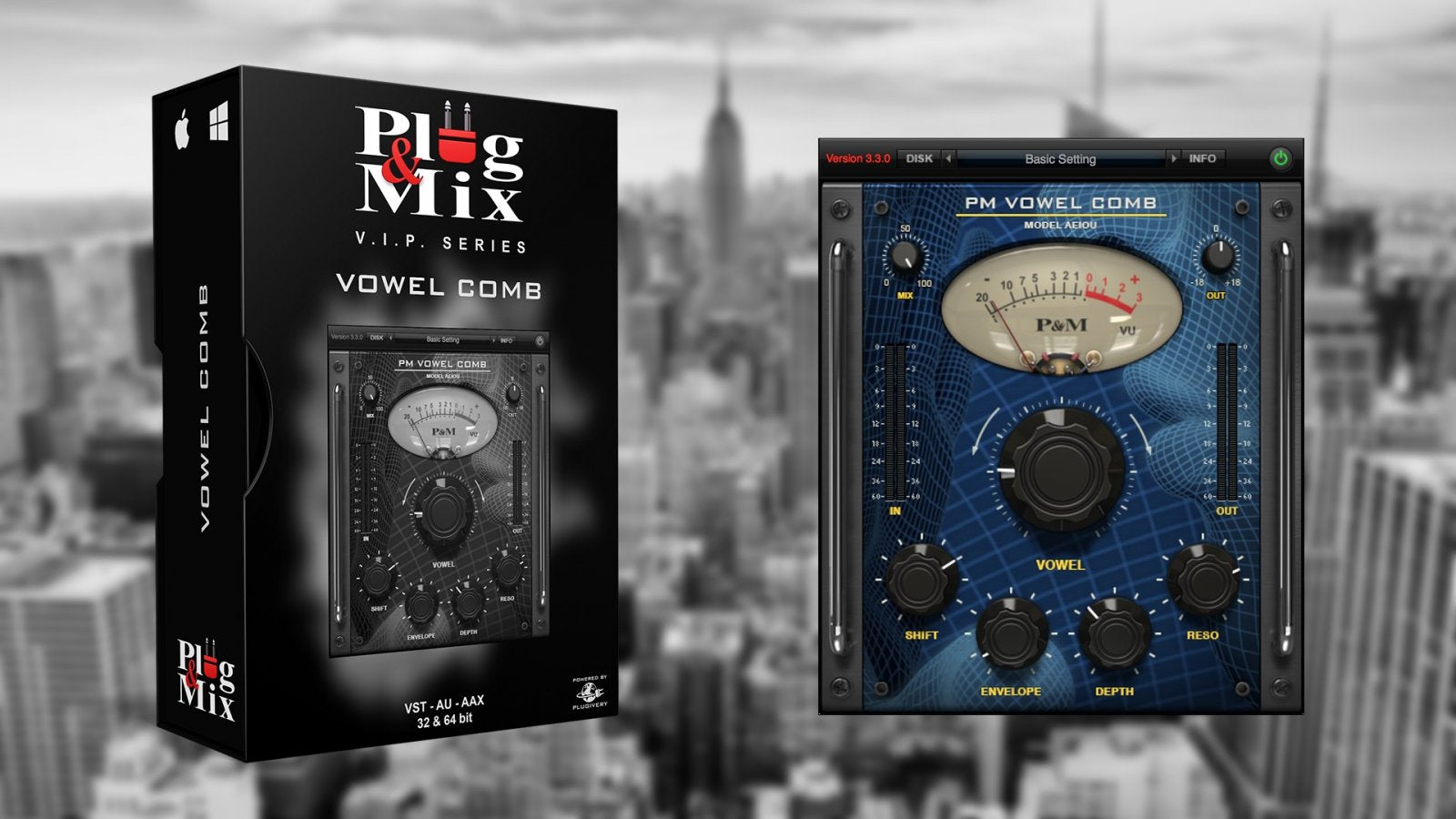 Plug And Mix Vowel Comb