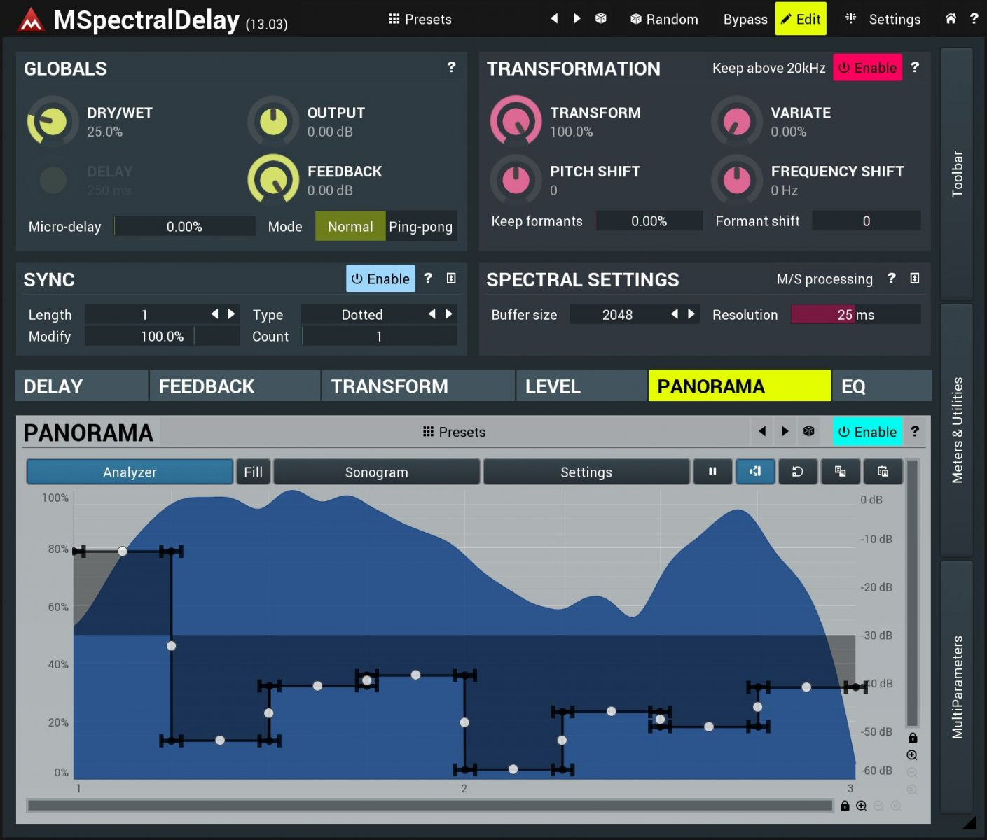 MeldaProduction MSpectralDelay