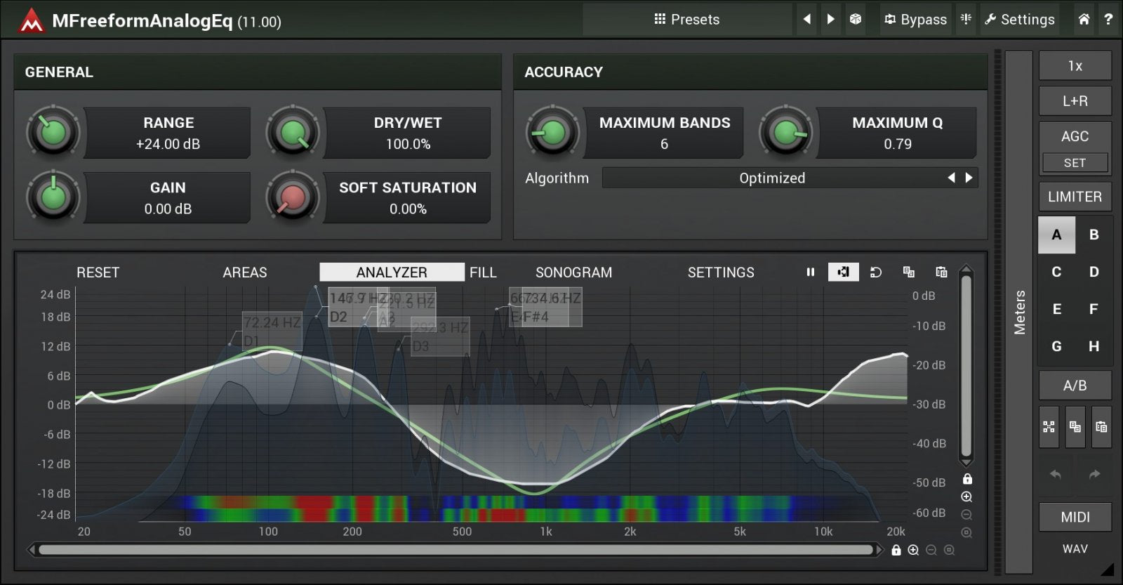 MeldaProduction MFreeformAnalogEq