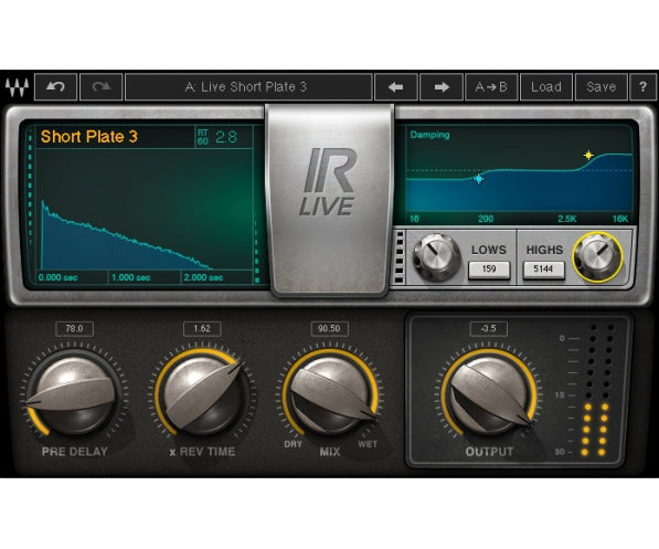 Waves IR-Live Convolution Reverb