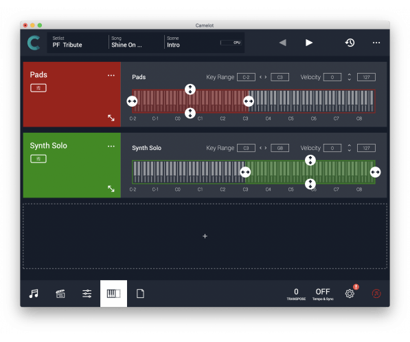 Audio Modeling Camelot Pro